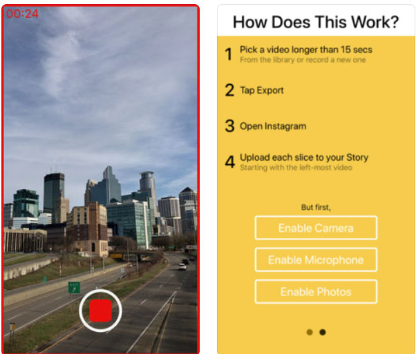 приложение для Инстаграм Историй Stereo
